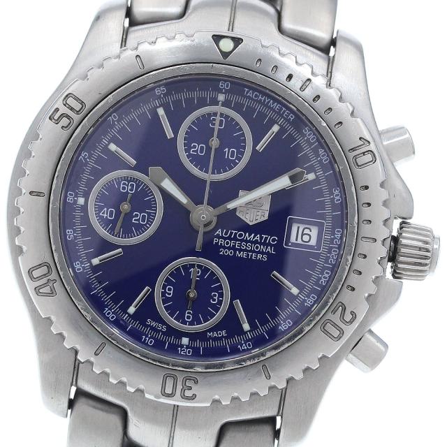 訳あり タグホイヤー TAG HEUER CT2110 リンク デイト クロノグラフ 自動巻き メンズ _921261