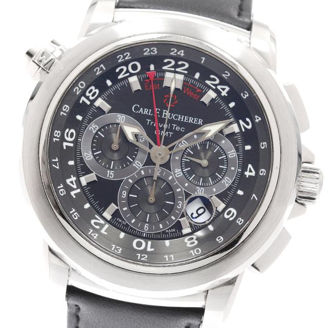 カール F.ブヘラ CARL F.BUCHERER 10620.08 パトラビ トラベルテック クロノグラフ GMT 自動巻き メンズ _935183 236,610円
