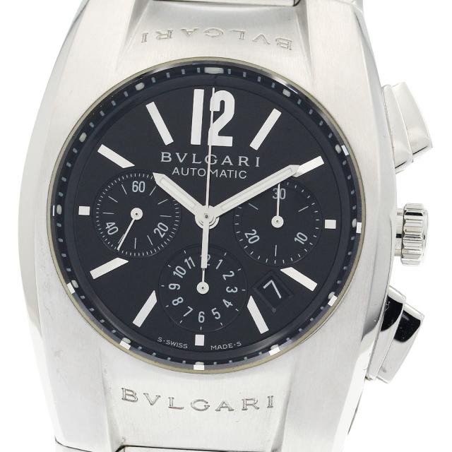 ブルガリ BVLGARI EG35SCH エルゴン クロノグラフ 自動巻き ボーイズ 箱・保証書付き_939421