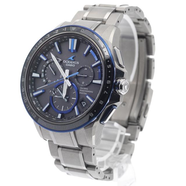 カシオ CASIO OCW-G1200-1AJF オシアナス GPS デイト ソーラー電波 メンズ 良品 _947523_1