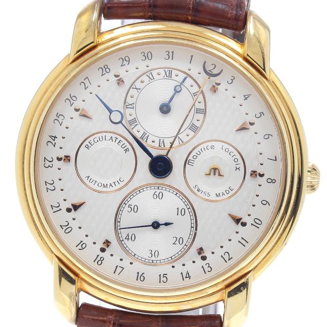 モーリスラクロア MAURICE LACROIX 19275 レギュレーター ポインターデイト スモールセコンド 自動巻き メンズ _948588