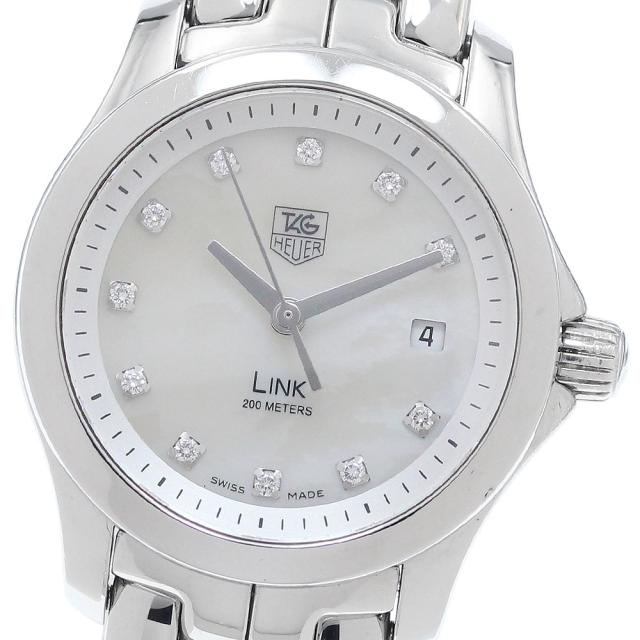 タグホイヤー TAG HEUER WJF1317 リンク 11Pダイヤ デイト クォーツ レディース _942268