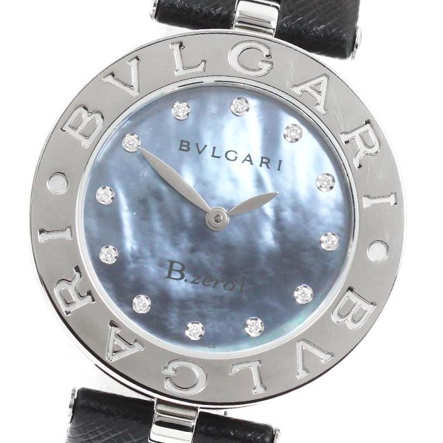 ブルガリ BVLGARI BZ30S B.zero1 12Pダイヤ クォーツ レディース 良品 保証書付き_943372