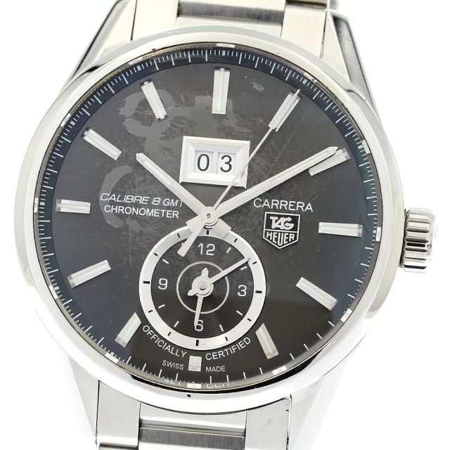 タグホイヤー TAG HEUER WAR5012.BA0723 カレラ グランドデイト GMT キャリバー8 自動巻き メンズ 保証書付き_909793