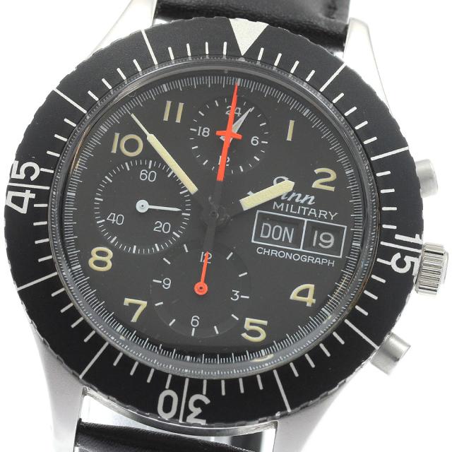 ジン Sinn 156.B ミリタリー パイロット クロノグラフ デイデイト 自動巻き メンズ _920525