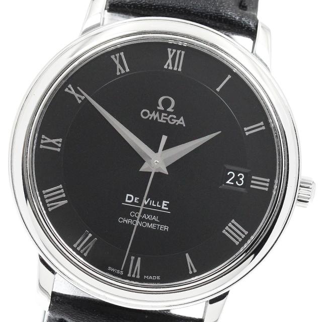 オメガ OMEGA 4875.50.01 デビル プレステージ コーアクシャル 自動巻き メンズ 良品 _945261