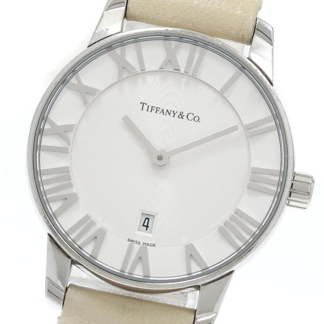 ティファニー TIFFANY&amp;Co. Z1830.11.10A21A52A アトラス ドーム デイト クォーツ レディース 保証書付き_947124