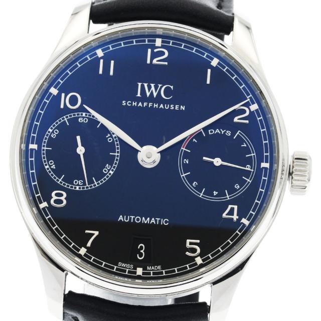 IWC IWC SCHAFFHAUSEN IW500703 ポルトギーゼ オートマティック 7デイズ デイト 自動巻き メンズ 良品 保証書付き_947366