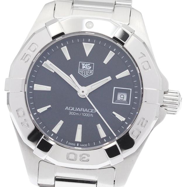 タグホイヤー TAG HEUER WAY1410 アクアレーサー デイト クォーツ レディース 良品 箱・保証書付き_944339