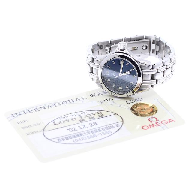 オメガ OMEGA 2581.83 シーマスター120 デイト クォーツ レディース 良品 保証書付き_945493_1