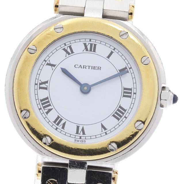 カルティエ CARTIER 84038288 サントスラウンドSM クォーツ レディース _940129