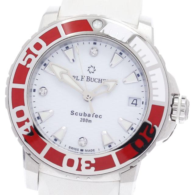 カール F.ブヘラ CARL F.BUCHERER 00.10634.23.27.99 パトラビ スキューバテック SFA特別モデル 自動巻き レディース 保証書付き_948059