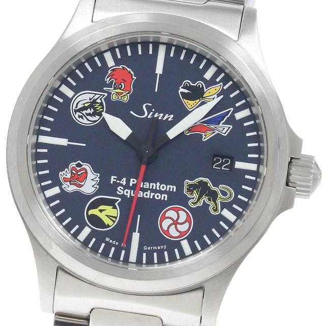 ジン Sinn 556.F-4.？ パイロットウォッチ F-4ファントム 日本限定200本 自動巻き メンズ 美品 箱・保証書付き_949260 158,400円
