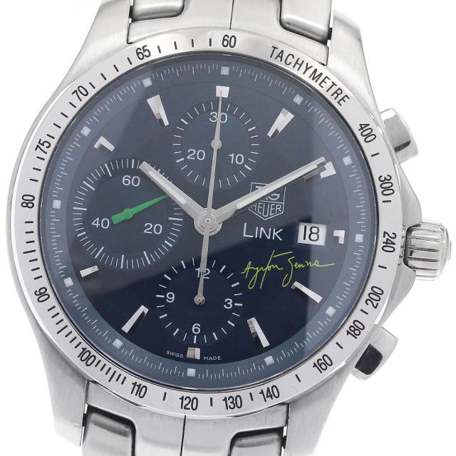 タグホイヤー TAG HEUER CJF2113 リンク アイルトン・セナ限定モデル 自動巻き メンズ 美品 _921221