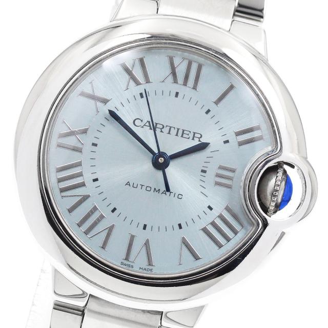 カルティエ CARTIER WSBB0062 バロンブルー デイト 自動巻き レディース _943394