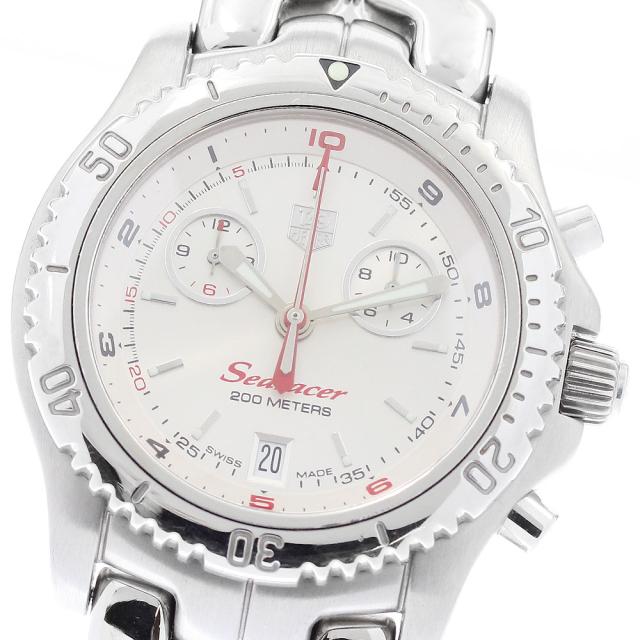 タグホイヤー TAG HEUER CT1114 リンク シーレーサー クロノグラフ クォーツ メンズ _948661