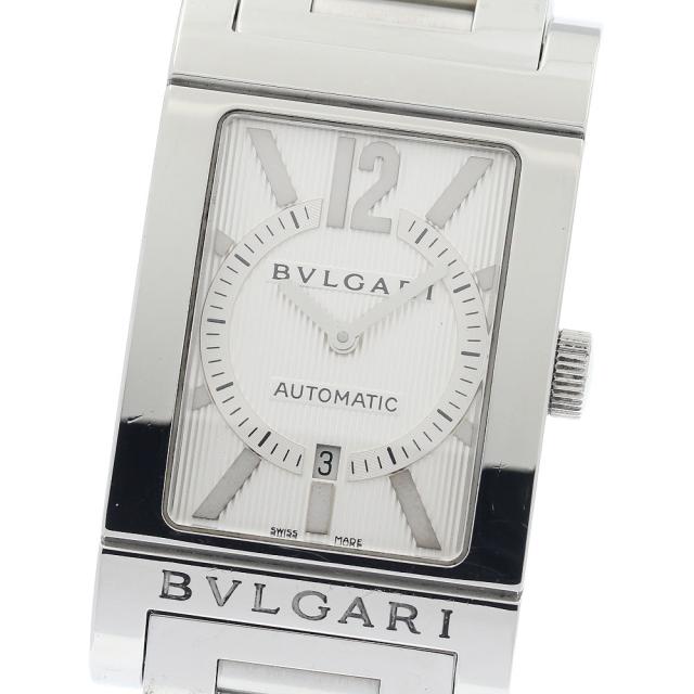 ブルガリ BVLGARI RT45S レッタンゴロ デイト 自動巻き メンズ _942378