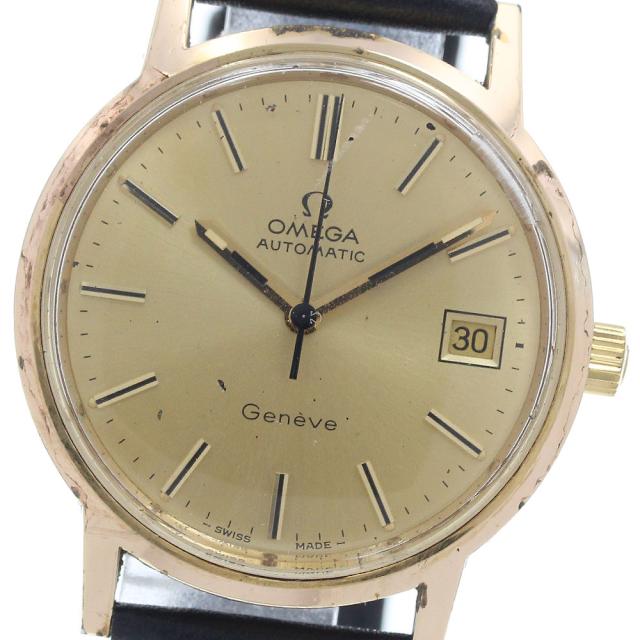 オメガ OMEGA 166.0163 ジュネーブ デイト Cal.1012 自動巻き メンズ _945098