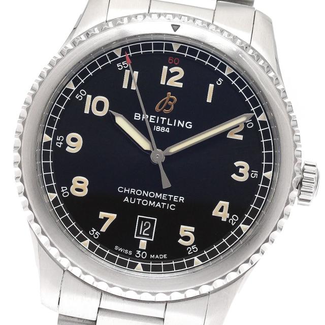 ブライトリング BREITLING A17315 アビエーター8 オートマティック41 デイト 自動巻き メンズ 保証書付き_948032