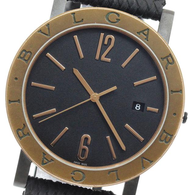 訳あり ブルガリ BVLGARI BB41SB/102931 ブルガリブルガリ ソロテンポ ブロンズベゼル 自動巻き メンズ 保証書付き_947263
