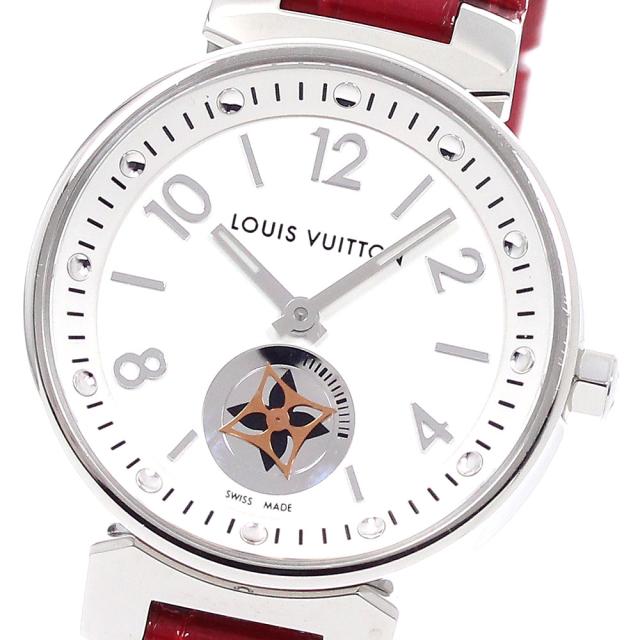 ルイ・ヴィトン LOUIS VUITTON Q8J10 タンブール ムーンスター クォーツ レディース 良品 _948614