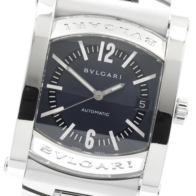 ブルガリ BVLGARI AA44S アショーマ デイト 自動巻き メンズ _945225