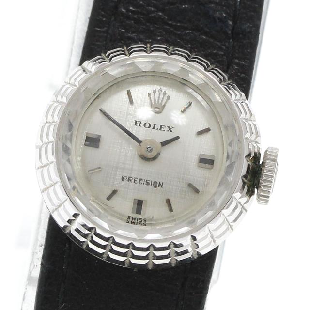 ロレックス ROLEX 2025 カメレオン プレシジョン K18WG Cal.1400 手巻き レディース _935725