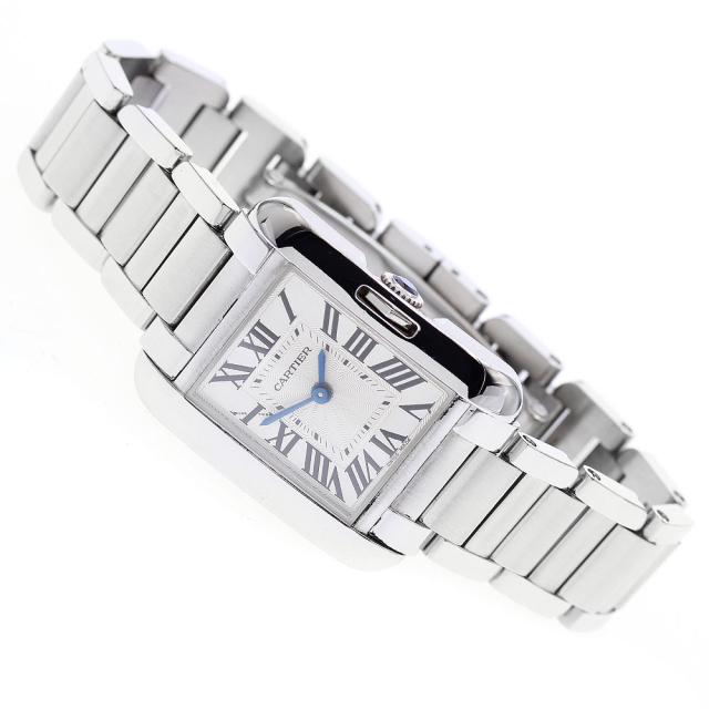 カルティエ CARTIER W5310022 タンクアングレーズSM クォーツ レディース 良品 _943083_1
