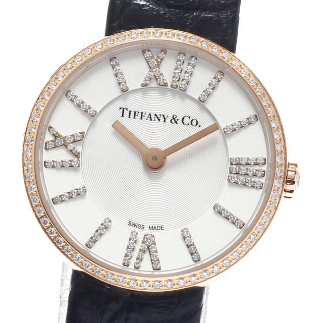 ティファニー TIFFANY&Co. アトラス 2ハンド K18PG ダイヤベゼル ダイヤインデックス クォーツ レディース 美品 _945548 580,800円