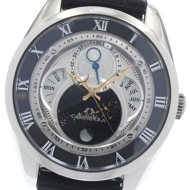 シチズン CITIZEN BU0020-03A/8730-T018033 カンパノラ 天満星 トリプルカレンダー ムーンフェイズ クォーツ メンズ _948795