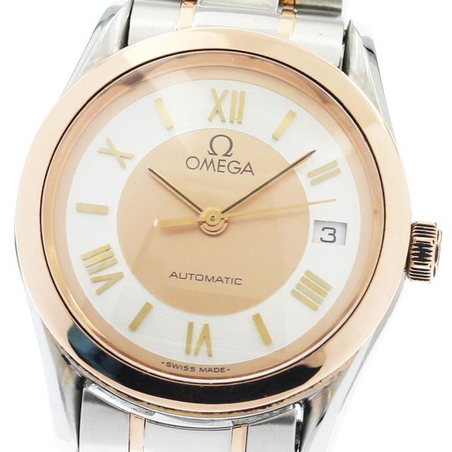 オメガ OMEGA クラシック デイト PGベゼル 自動巻き レディース _939882