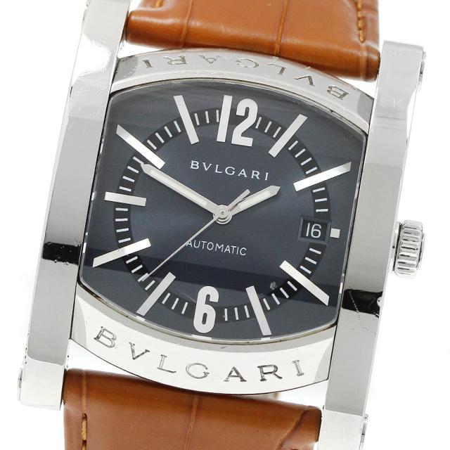 ブルガリ BVLGARI AA48S アショーマ デイト 自動巻き メンズ _945097の