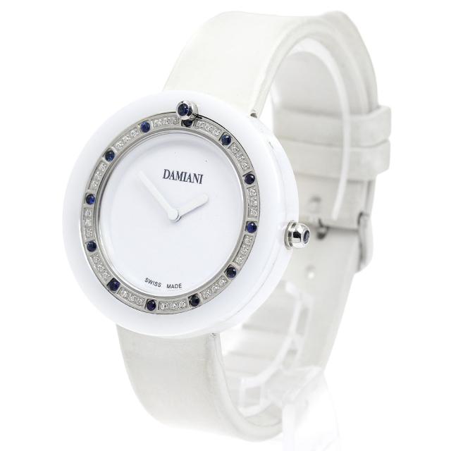 ダミアーニ Damiani BCLSSW37 ベルエポック ダイヤ サファイヤベゼル クォーツ レディース _945894