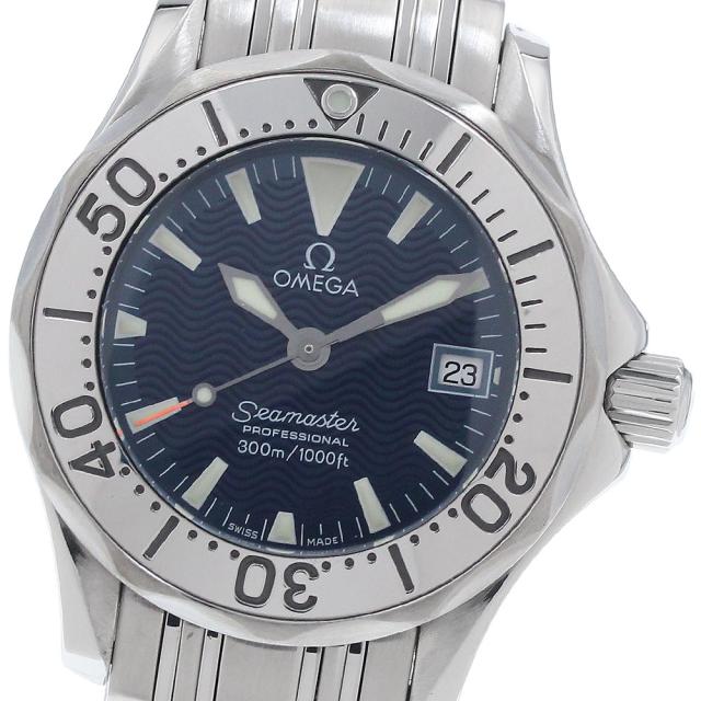 オメガ OMEGA 2584.80 シーマスター300 ジャックマイヨール デイト クォーツ レディース _948599