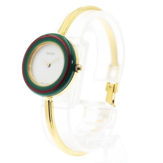 グッチ GUCCI 11/12.2 チェンジベゼル クォーツ レディース 内箱付き_948766