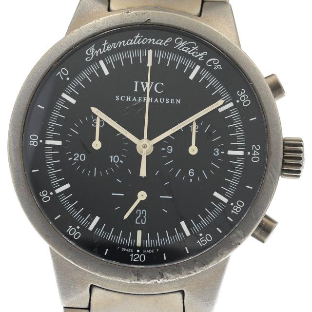 IWC SCHAFFHAUSEN IW372701 GST デイト クロノグラフ クォーツ メンズ 保証書付き_942001