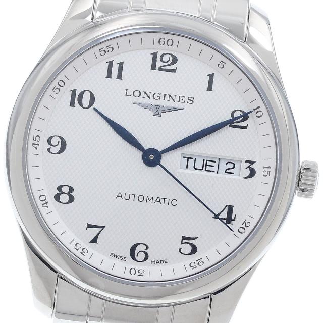 ロンジン LONGINES L2.755.4 マスターコレクション デイデイト 自動巻き メンズ 極美品 箱・保証書付き_949646