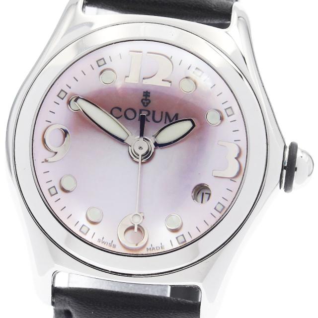 コルム CORUM 39.250.20 バブル デイト クォーツ レディース 保証書付き_948880