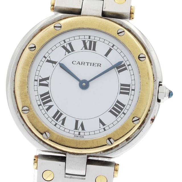 カルティエ CARTIER サントスラウンド LM コンビ YGベゼル クォーツ メンズ _949022 191,400円