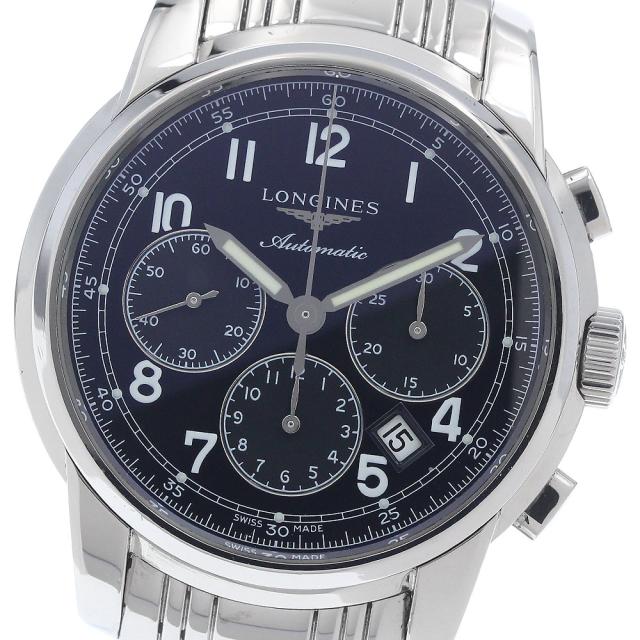 ロンジン LONGINES L2.784.4 サンティミエ クロノグラフ 自動巻き メンズ _940217