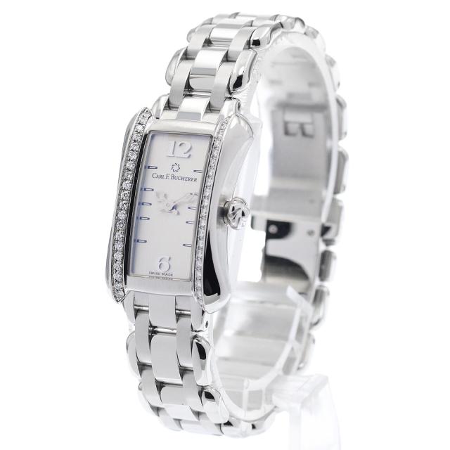 カール F.ブヘラ CARL F.BUCHERER 10703.08 アラクリア サイドダイヤ クォーツ レディース 良品 _942601_1