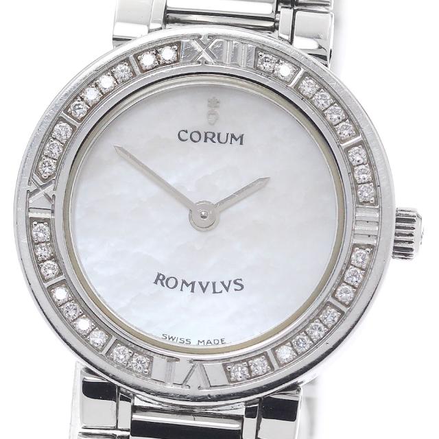 コルム CORUM 165.128.47 V459 ロムルス ダイヤベゼル クォーツ レディース _948837