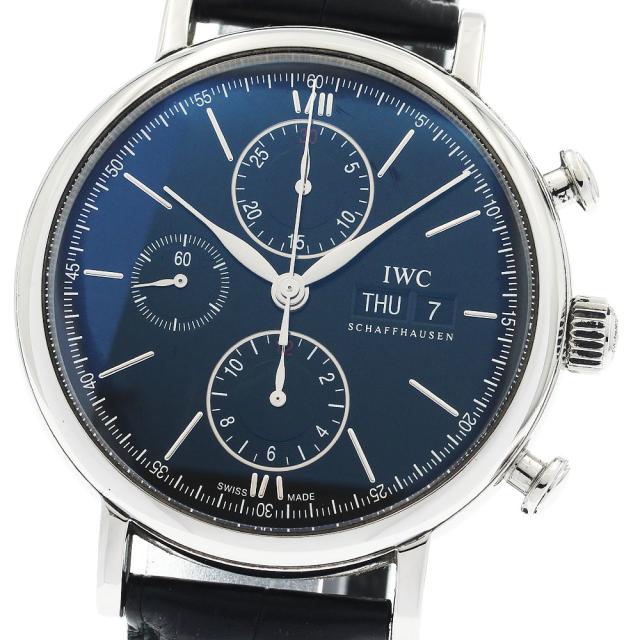 IWC IWC SCHAFFHAUSEN IW391008 ポートフィノ デイデイト クロノグラフ 自動巻き メンズ 保証書付き_949315