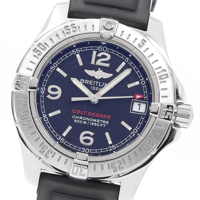 ブライトリング BREITLING A77380 コルト オーシャン デイト クォーツ レディース 良品 保証書付き_950336