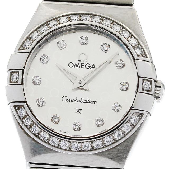 オメガ OMEGA 123.15.24.60.52.001 コンステレーション ダイヤベゼル 12P クォーツ レディース 保証書付き_951393