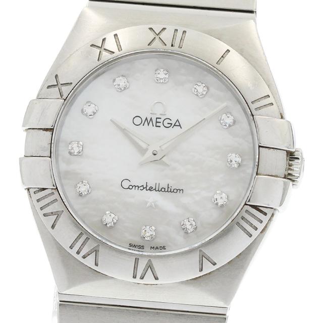 オメガ OMEGA 123.10.27.60.55.001 コンステレーション 12Pダイヤモンド クォーツ レディース 保証書付き_951409