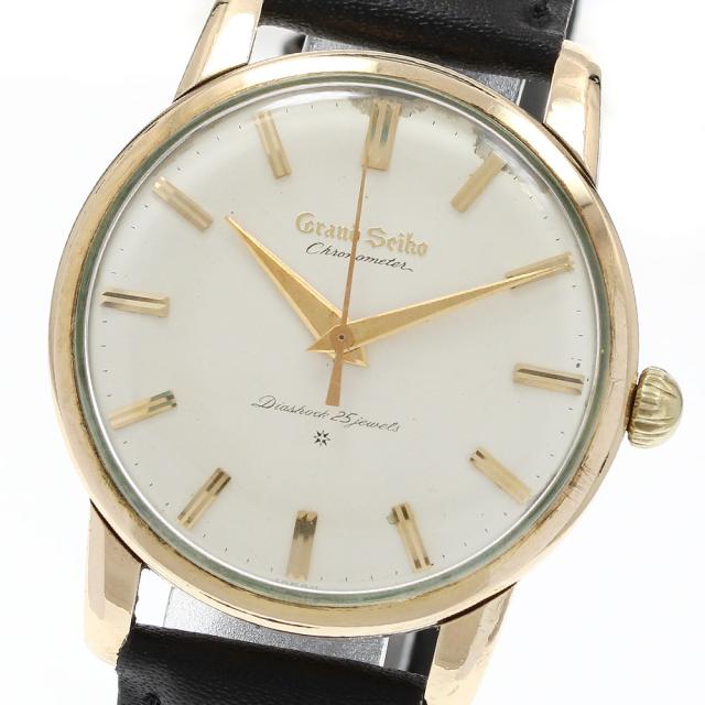 セイコー SEIKO J14070 GS グランドセイコー ファーストモデル cal.3180 K14GF 手巻き メンズ _945345