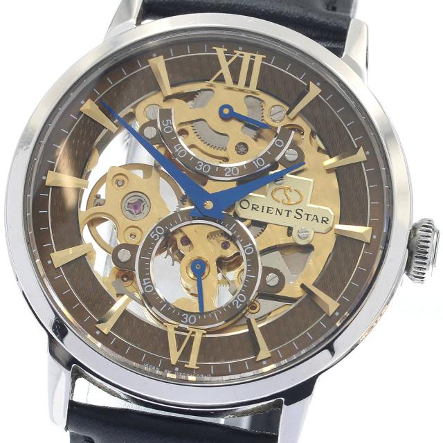 オリエント ORIENT WZ0051DX オリエントスター パワーリザーブ 手巻き メンズ _945357