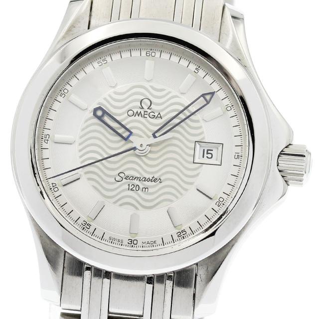 オメガ OMEGA 2571.31 シーマスター120 デイト クォーツ レディース 良品 _947442
