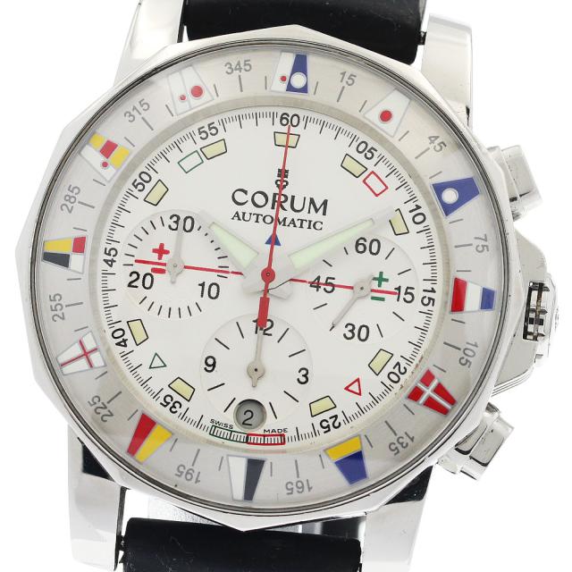 コルム CORUM 285.630.20 アドミラルズカップ クロノグラフ デイト 自動巻き メンズ _949254